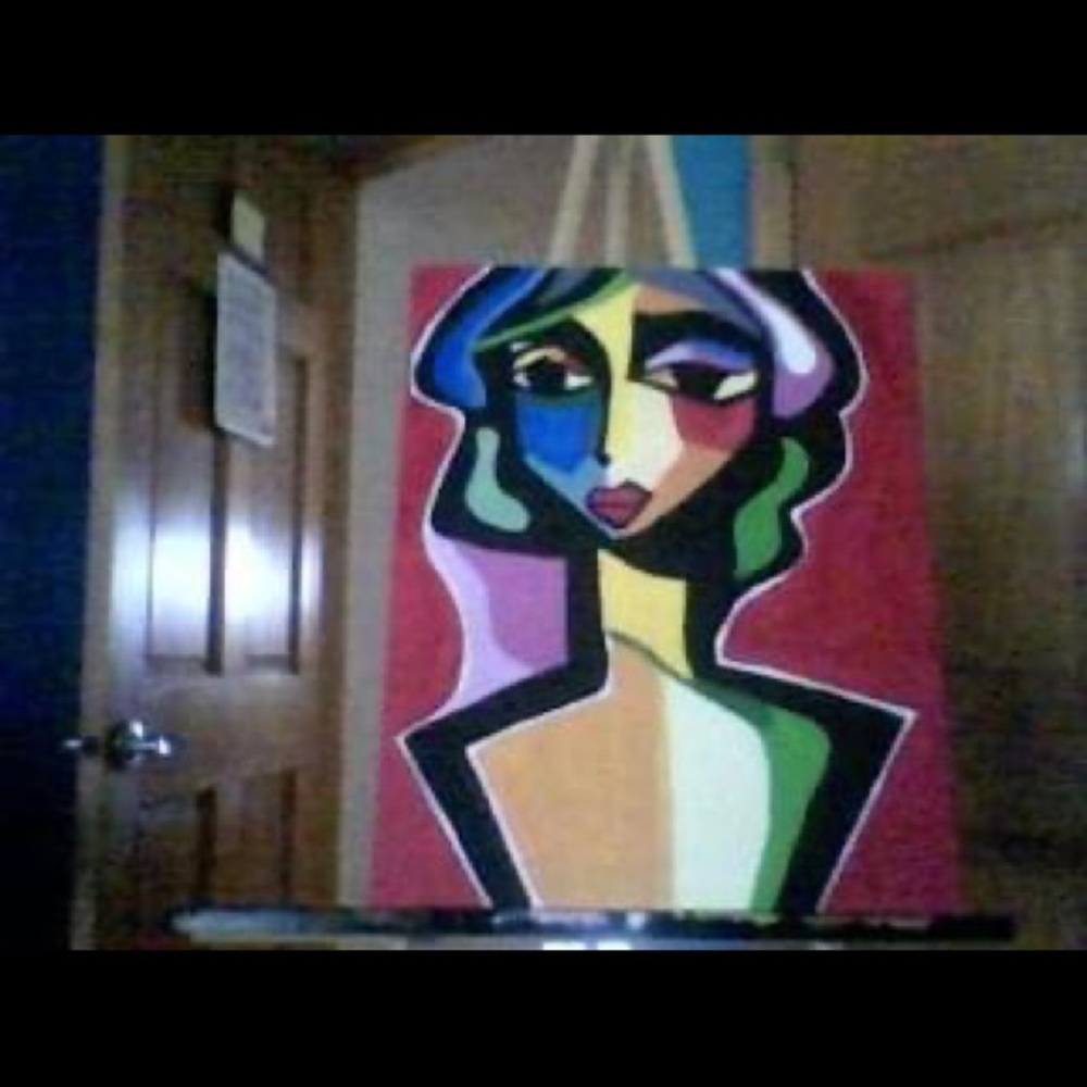 Hand Painted Abstract